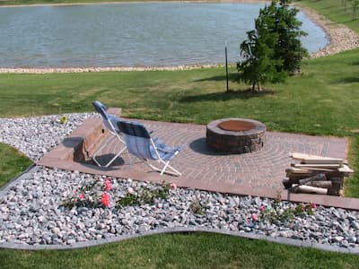 Fire pit completed by CreativeMan