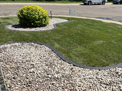 Landscaping completed by CreativeMan