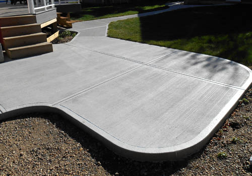 Concrete patio done by CreativeMan