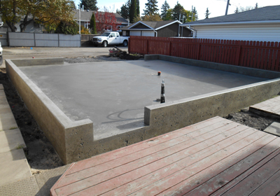 Concrete foundation done by CreativeMan Concrete foundation done by CreativeMan